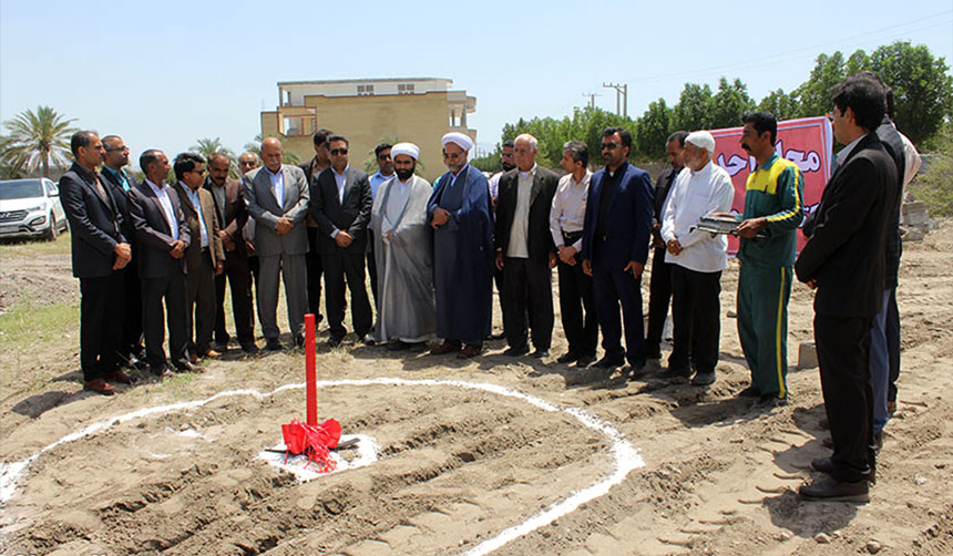 کلنگ زنی کتابخانه عمومی بندرعباس